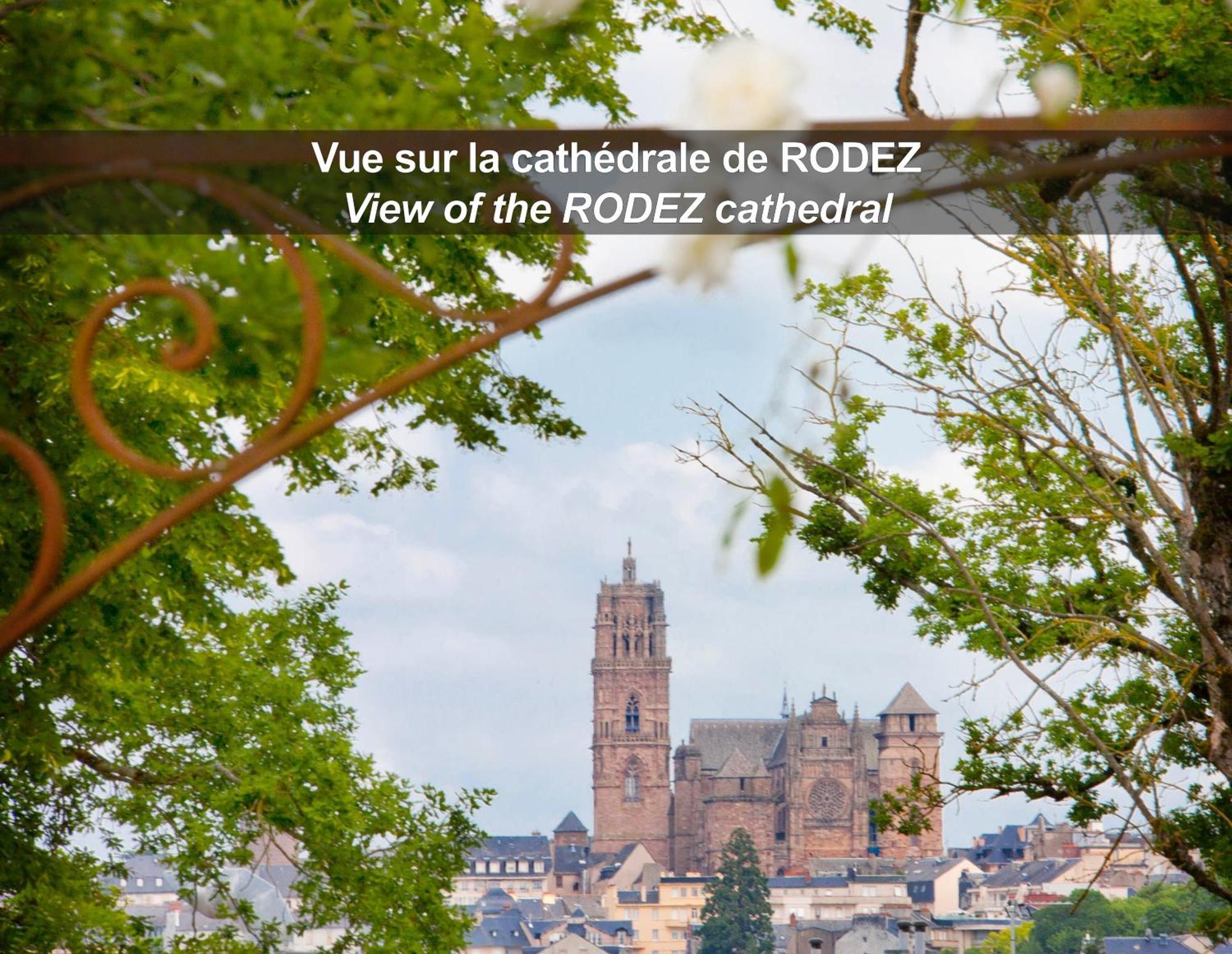 Hotel La Ferme De Bourran Rodez - Parking Prive Gratuit Exteriör bild