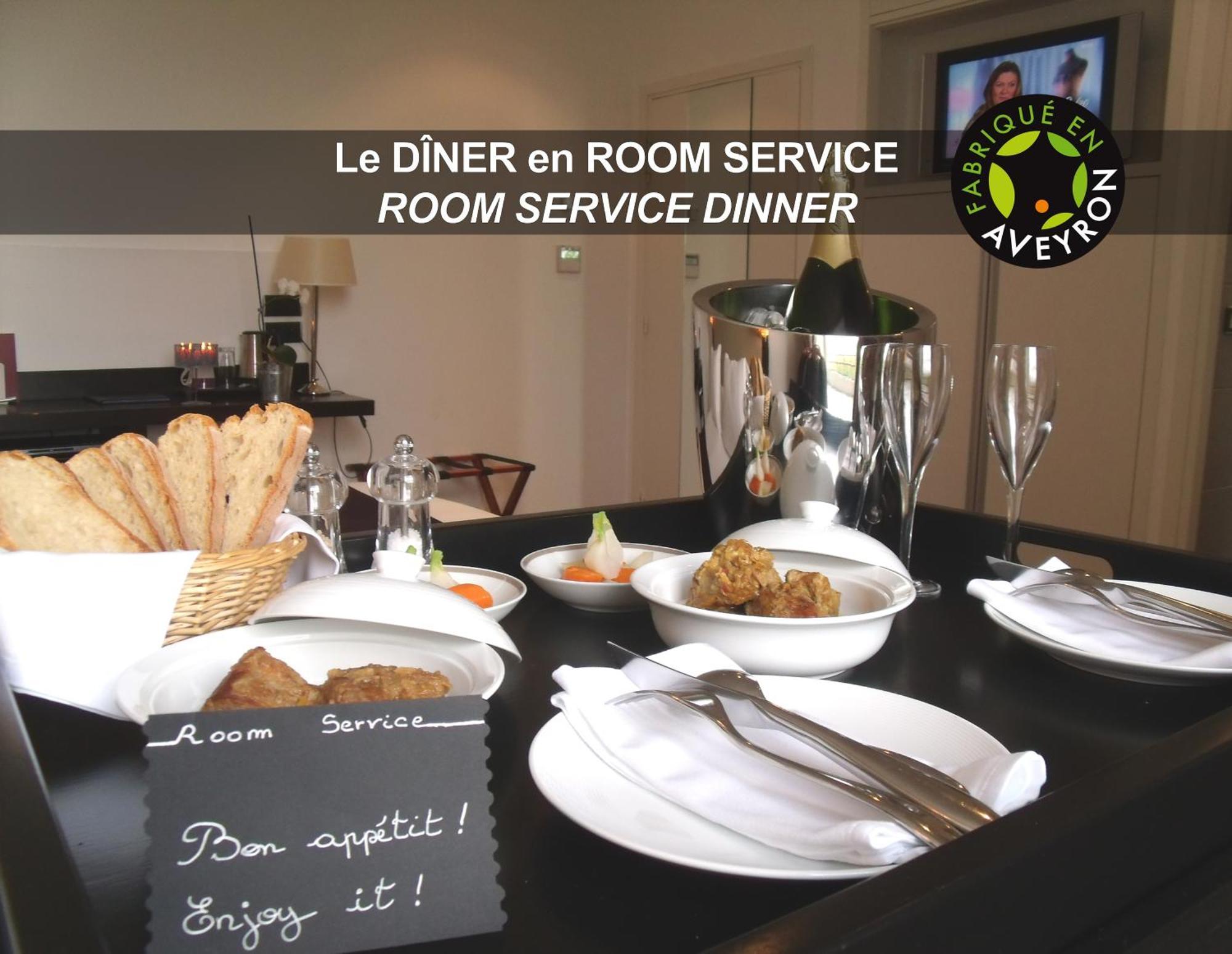 Hotel La Ferme De Bourran Rodez - Parking Prive Gratuit Exteriör bild